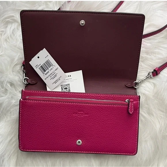 Coach CM851 Anna Foldover Crossbody with Rivets - Picture 4 of 7